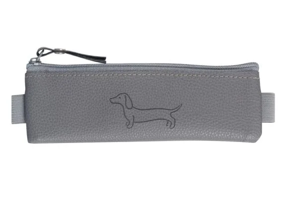 penál etue mini s gumou na diář Sausage Dog dark gray 20x4cm 8071379 Nízká Cena