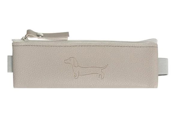Akční Nabídka penál etue mini s gumou na diář Sausage Dog gray 20x4cm 8071380
