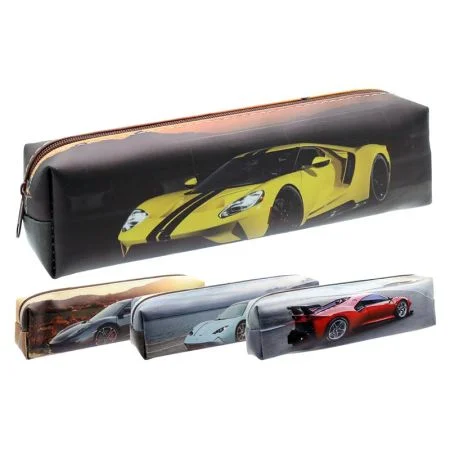 Poslední Šance Penál s potiskem Fast Cars, prázdný (mix 4 vzorů) PU