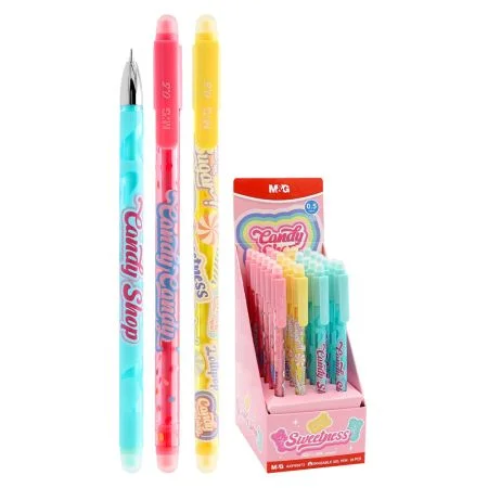 Pouze Dnes Pero gelové /gumovací M&G Candy Shop 0,5 mm - modrá náplň