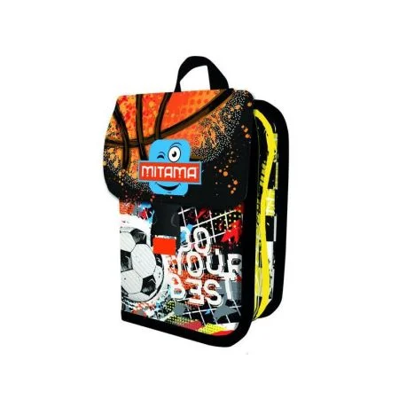 Penál plný 4Zip, basketbal/fotbal, MITAMA 64852 Jen Po Omezenou Doba
