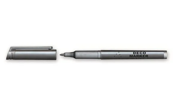 Dekorační popisovač M850, stříbrná, 1 mm, kuželový hrot, GRANIT Pouze Dnes