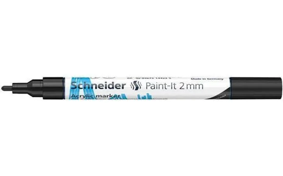 120101 Akrylový popisovač Paint-It 310, černá, 2 mm, SCHNEIDER Akční Cena