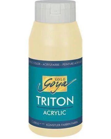Nová Kolekce Akrylová barva TRITON SOLO GOYA, béžová, 750 ml, KREUL