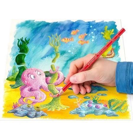 Kup Teď Akvarelové pastelky, se štětcem, 12 barev, sada, STAEDTLER
