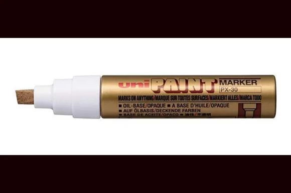 Lakový popisovač PX-30, zlatá, 4-8,5 mm, UNI 2UPX30A Akční Cena