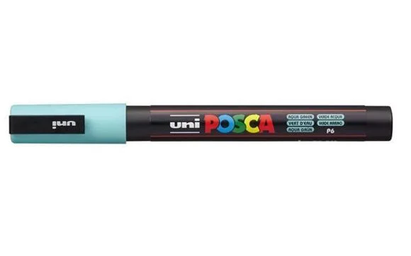 Akrylový popisovač Posca PC-3M, mořská zelená, 0,9-1,3 mm, UNI Super Cena