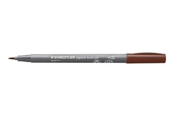 Štětcové fixy Pigment Arts, 24 barev, 1 mm, STAEDTLER 371 C24 Autentický