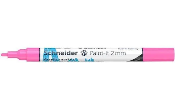 120109 Akrylový popisovač Paint-It 310, růžová, 2 mm, SCHNEIDER Expresní Doručení
