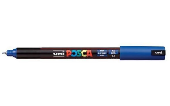 Akrylový popisovač Posca PC-1MR, modrá, 0,7 mm, UNI 2UPC1MRK Rychlé Dodání