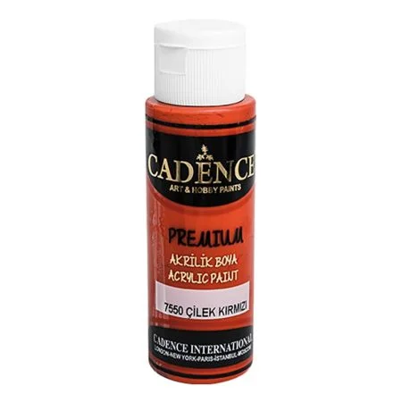 Tovární Cena Akrylová barva CADENCE Premium, červená, 70 ml